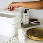 DESIGNSTUFF Compost Bin 7L, White