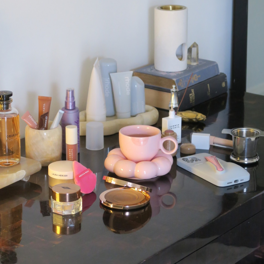 Lottie Bubble Mug & Saucer Set - Pink