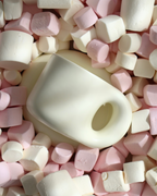 Lola Chubby Mug & Saucer Set - White