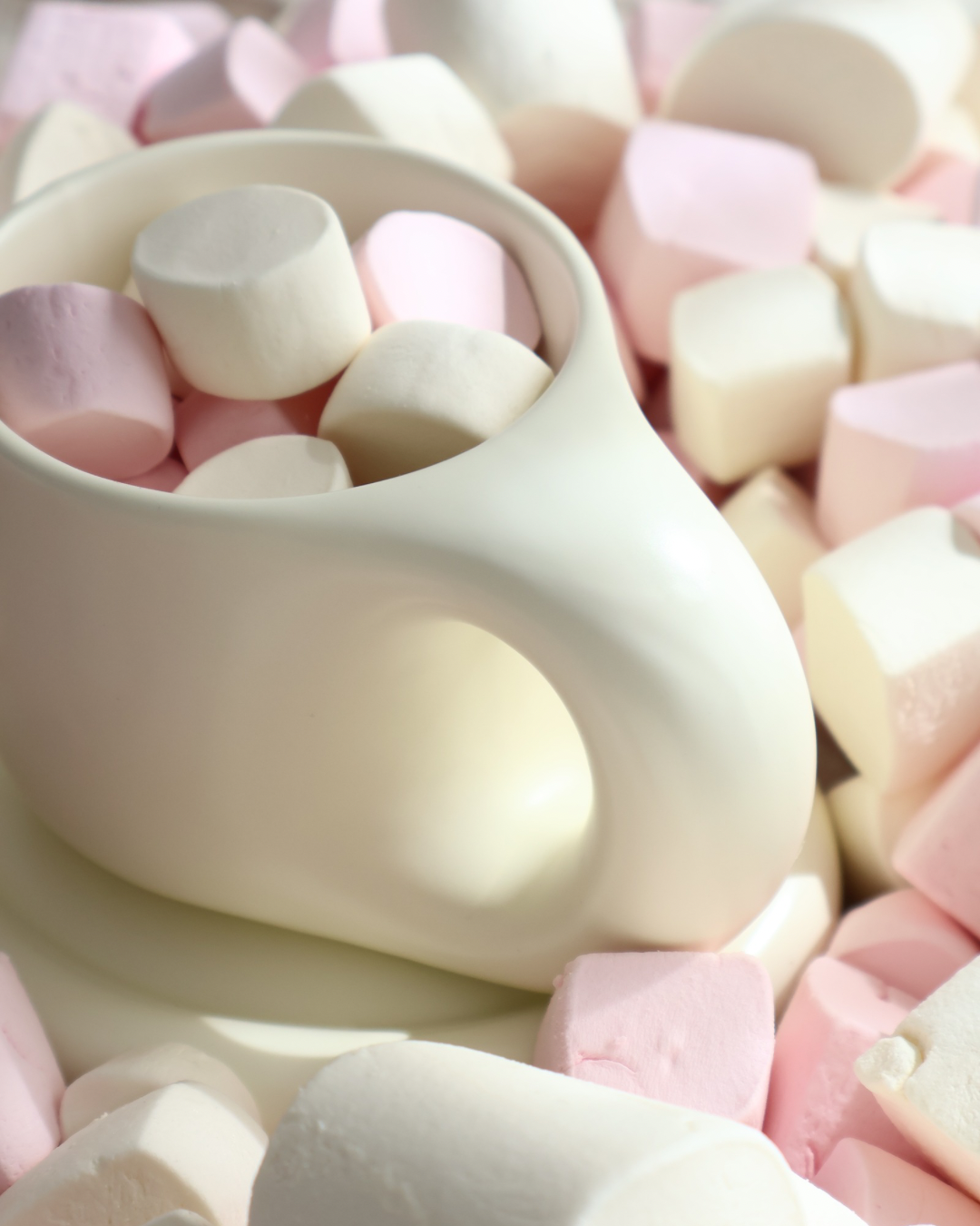 Lola Chubby Mug & Saucer Set - White