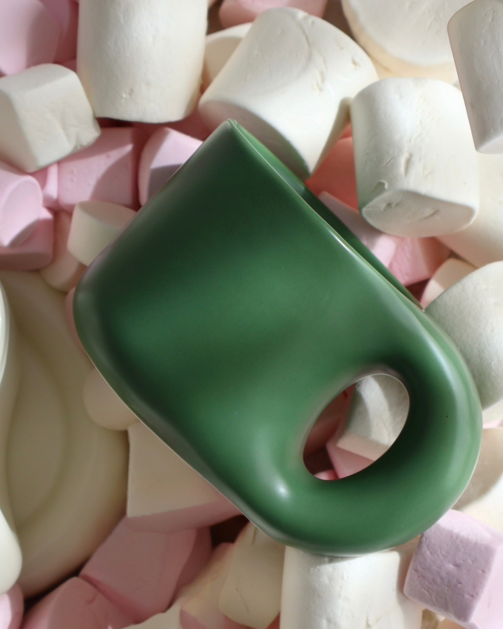 Lola Chubby Mug & Saucer Set - Dark Green