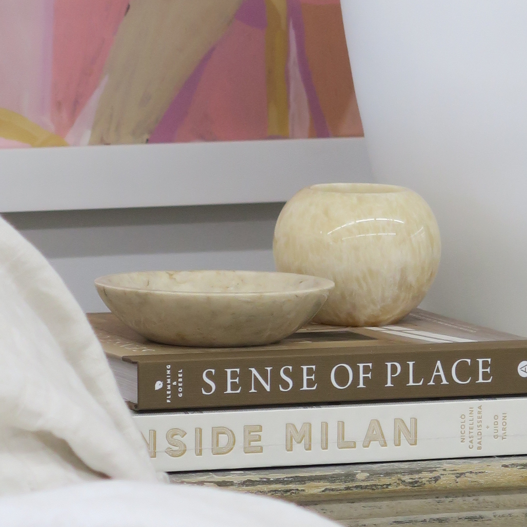 Alfonso Stone Dish - Medium