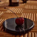 Stone Coaster Set - Black Silver