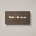 This Is Incense - GROUNDED