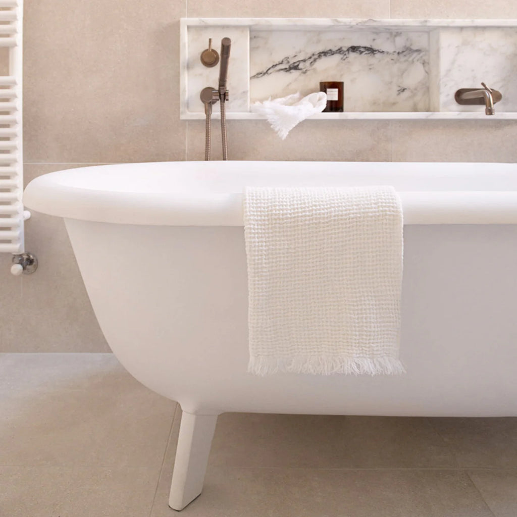 Flocca Waffle Linen Hand Towel - Ayrton