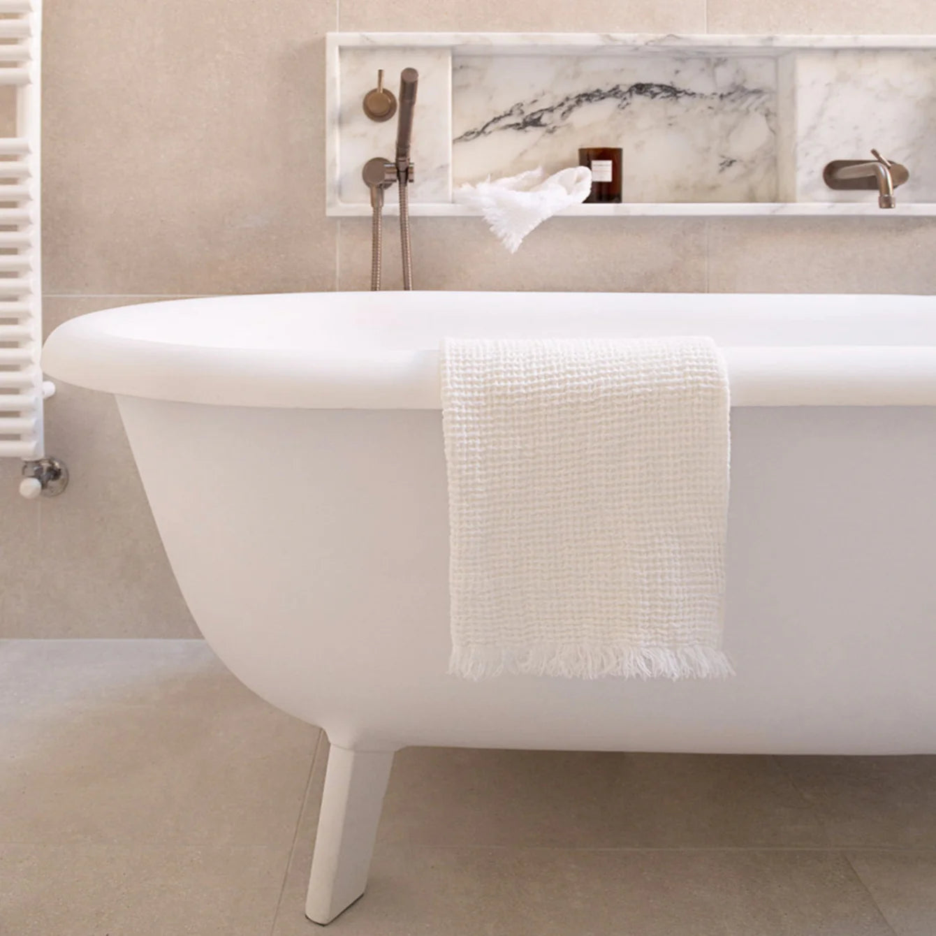 Flocca Waffle Linen Hand Towel - Ayrton