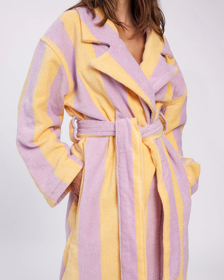 HOMMEY Robe - Sundae Stripes