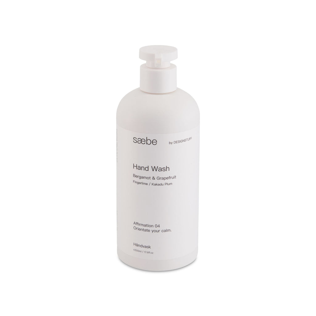 Saebe by DESIGNSTUFF Hand Wash, Bergamot & Grapefruit, 500 ml