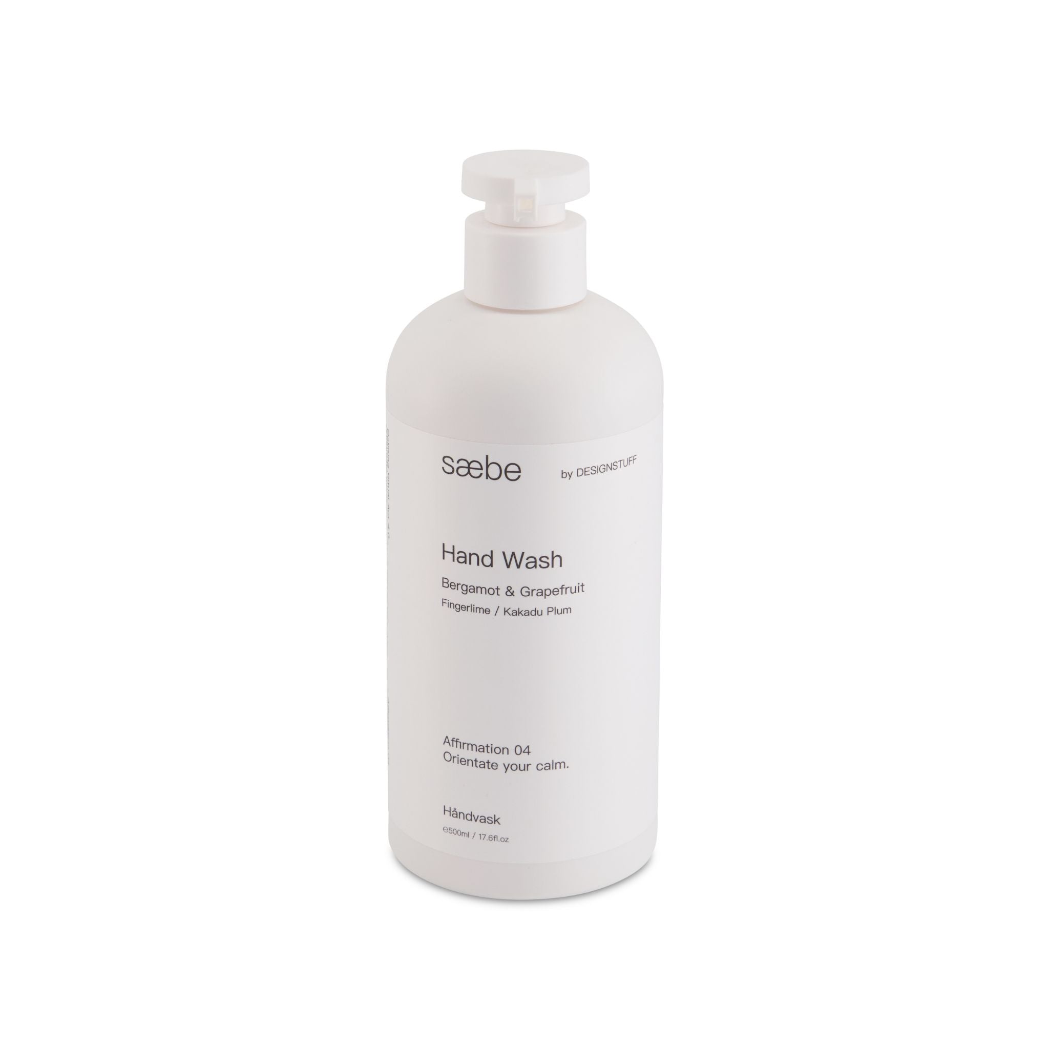 Saebe by DESIGNSTUFF Hand Wash, Bergamot & Grapefruit, 500 ml