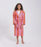 HOMMEY Kids Robe - Sherbet Stripes