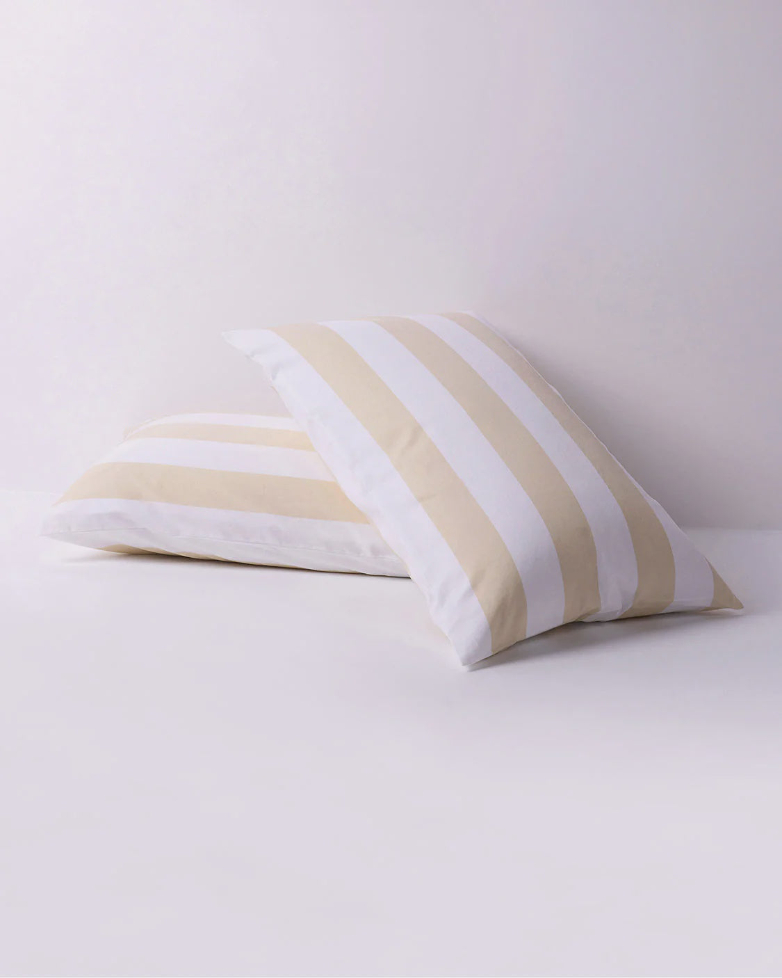 HOMMEY Pillowcase Pair - Biscotti Stripes