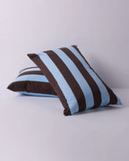 HOMMEY Pillowcase Pair - Iced Chocolate Stripes