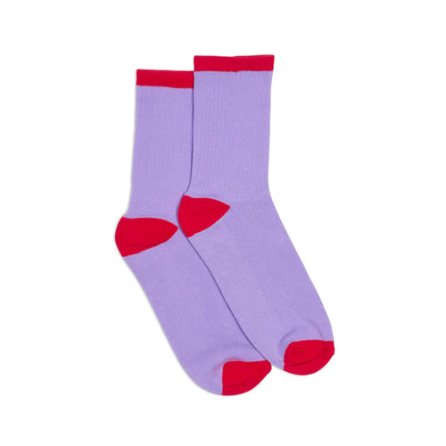 HOMMEY Socks 2 Pack - Grapefruit Stripes