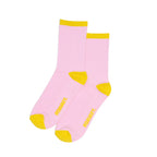 HOMMEY Socks 2 Pack - Pink Lemonade Stripes