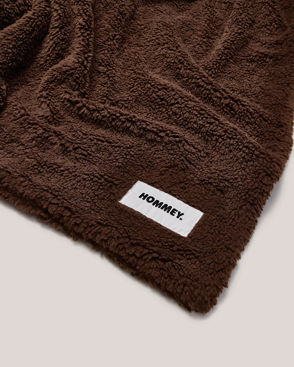 HOMMEY Faux Fur Throw Blanket - Chocolate