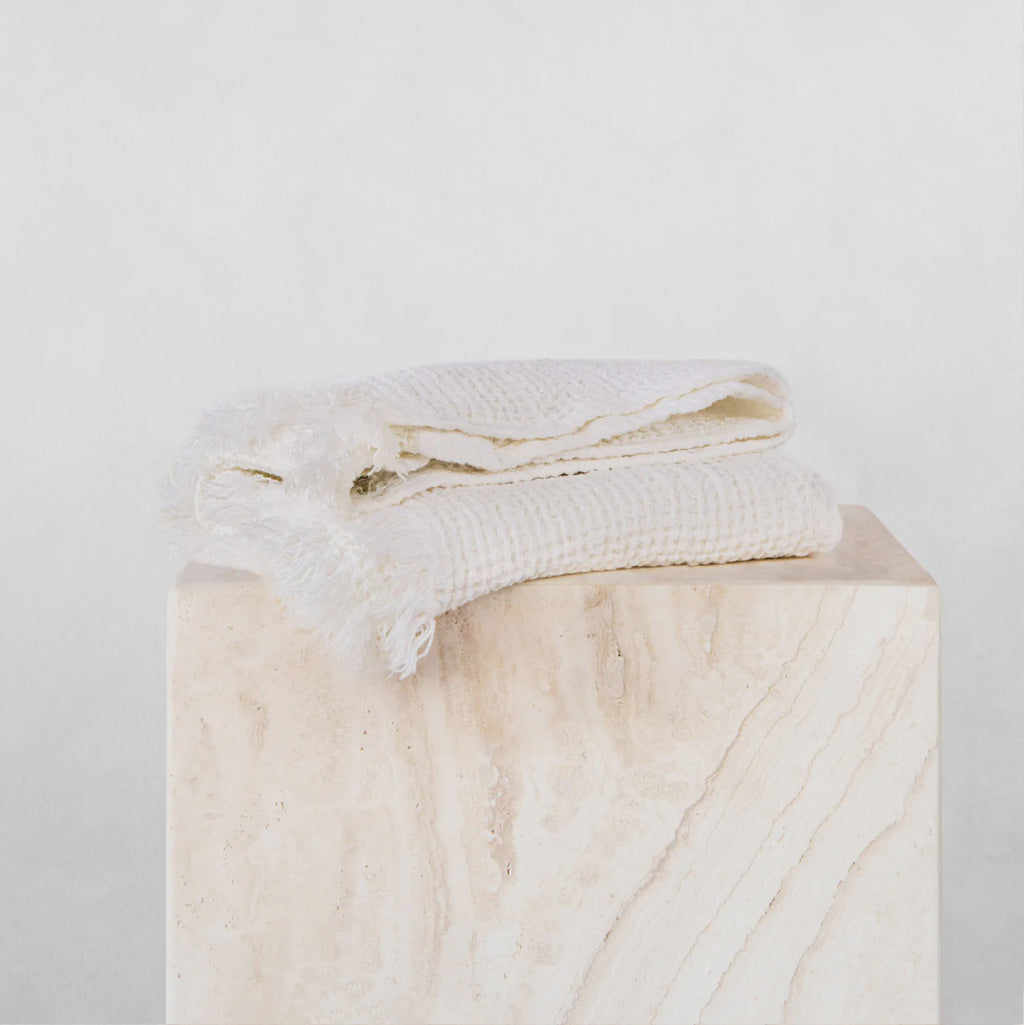 Flocca Waffle Linen Hand Towel - Ayrton