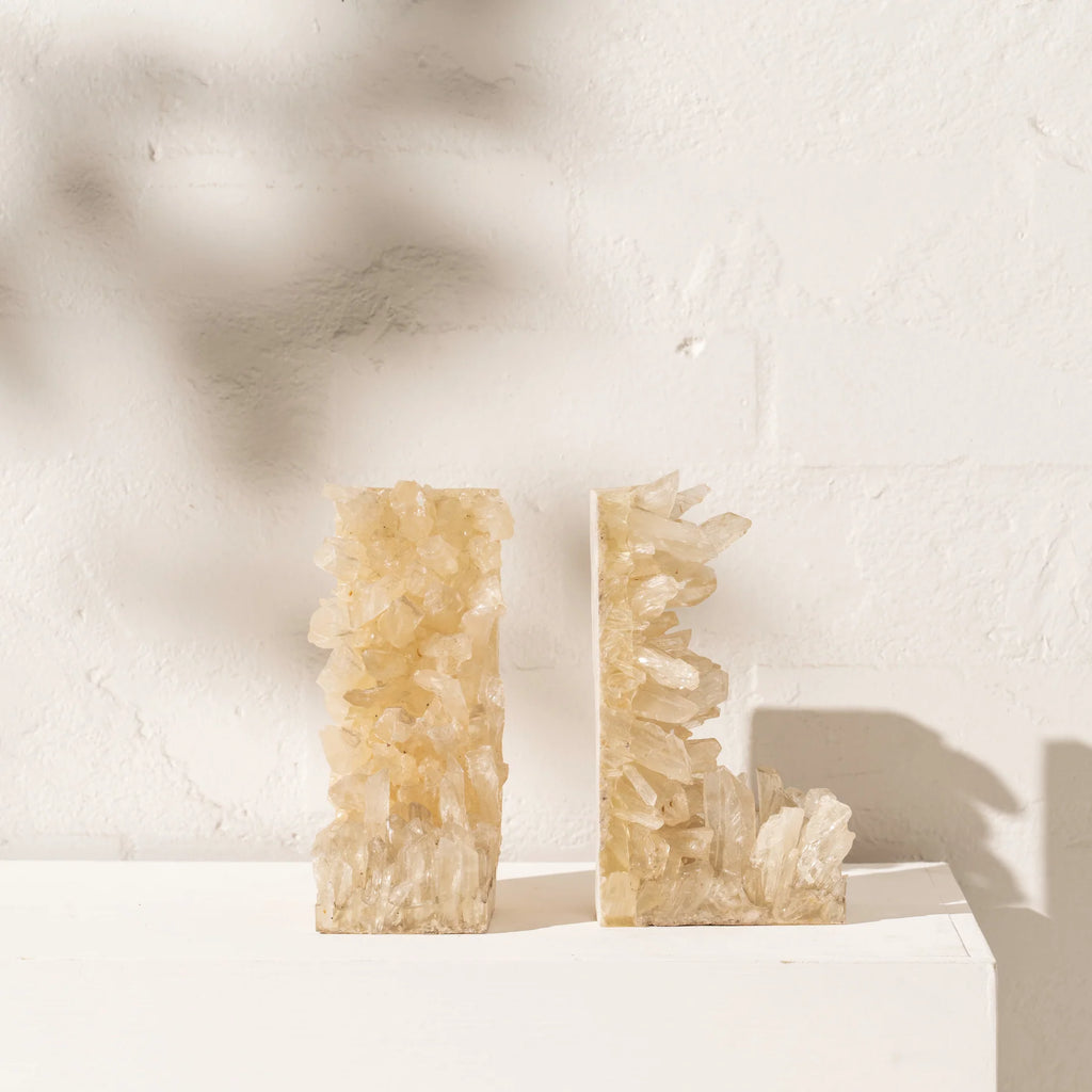 Arrius Quartz Bookends