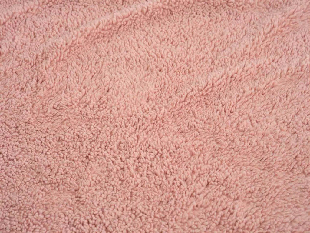 HOMMEY Faux Fur Throw Blanket - Rose