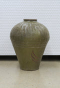Organic Glazed Pot - Olive Large