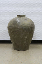 Organic Glazed Pot - Olive Large