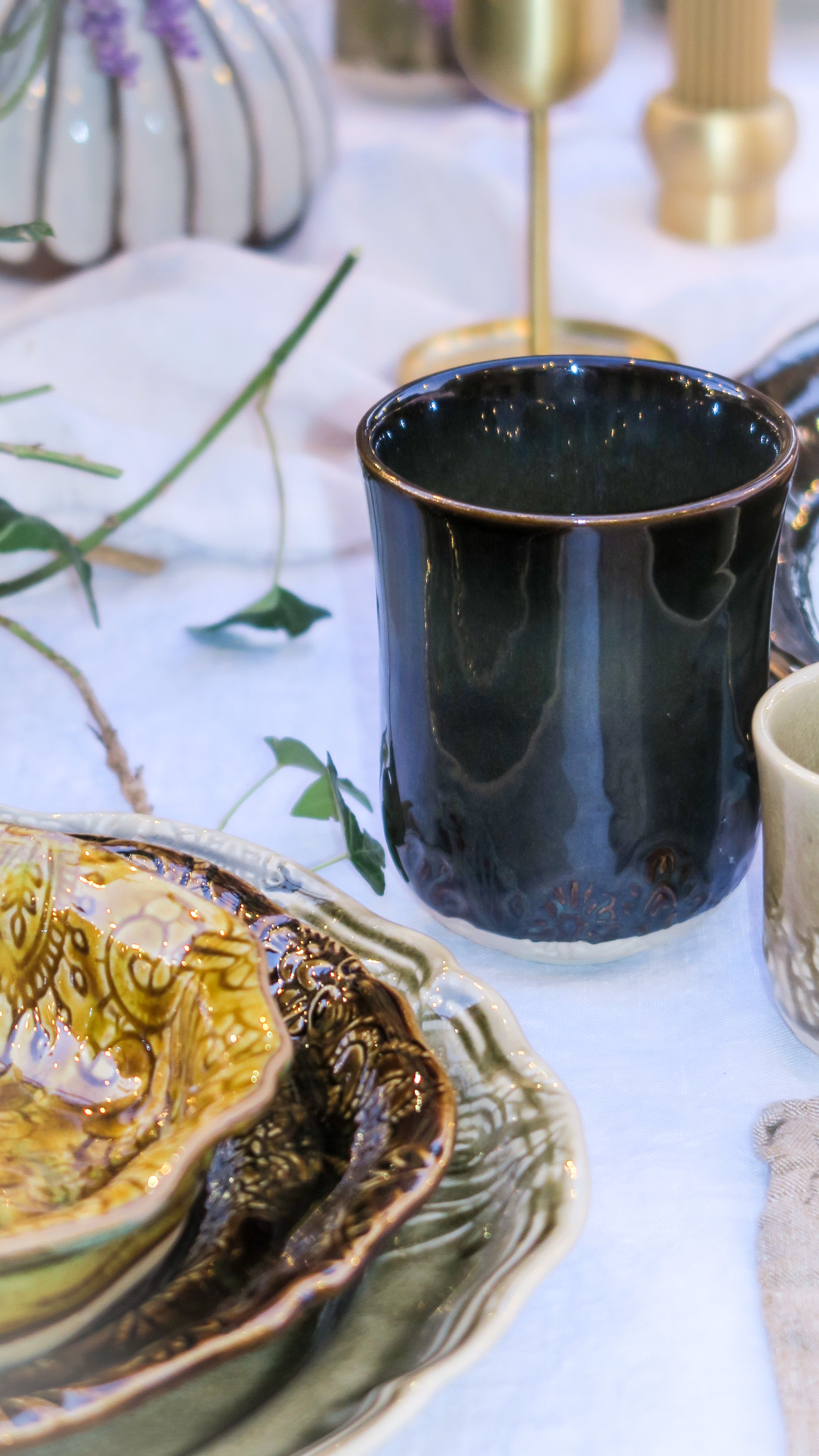 ARABESQUE Latte Cup - Fig