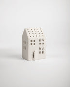 Poem LED Standing Porcelain House White - Small