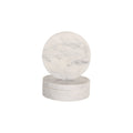 Circle Marble Coasters | White | Set Of 4