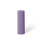 Wide Column Pillar Candle - Periwinkle