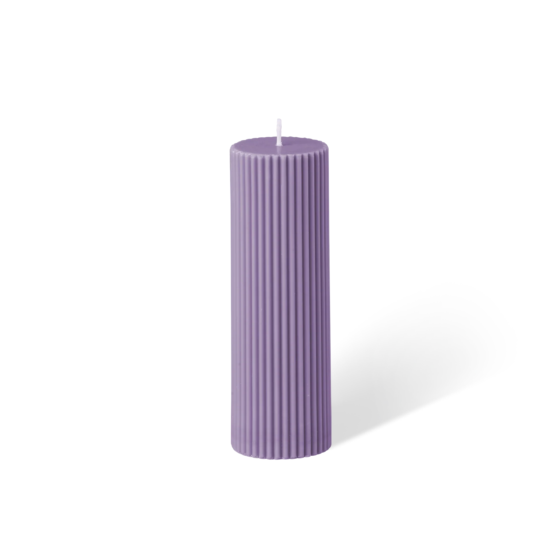 Wide Column Pillar Candle - Periwinkle