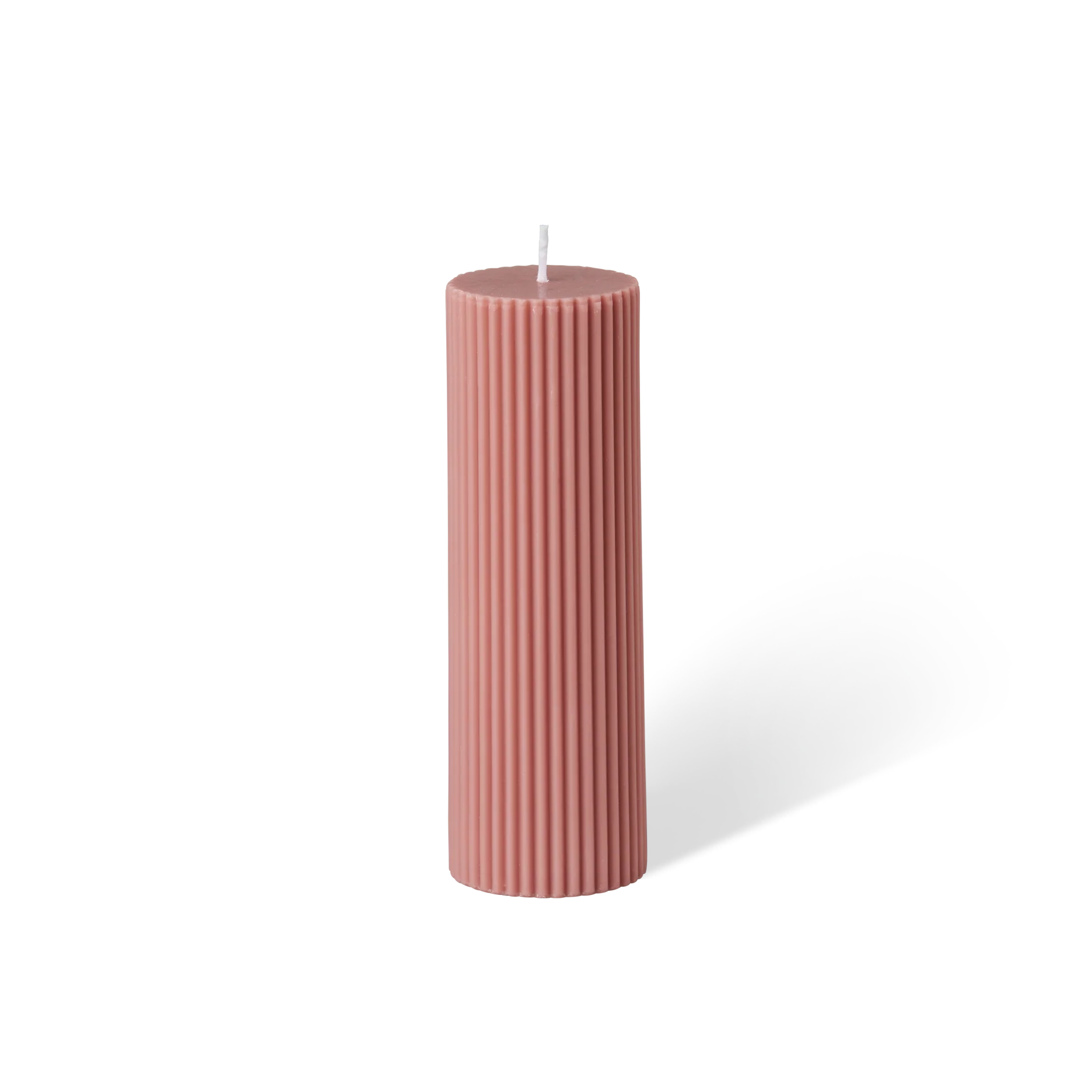 Wide Column Pillar Candle - Peach