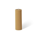 Wide Column Pillar Candle - Honey