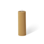 Wide Column Pillar Candle - Honey