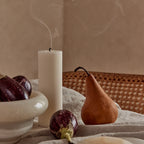 Wide Column Pillar Candle - Cream White