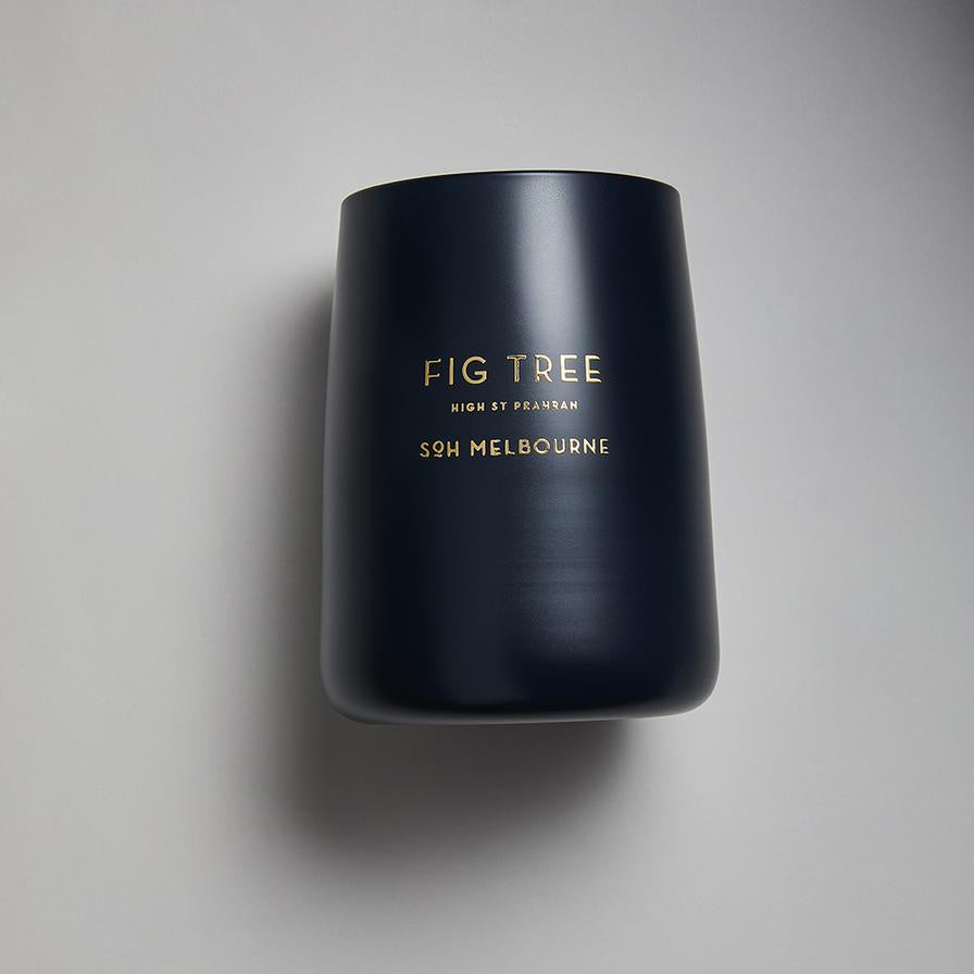 SOH Fig Tree 400g Navy Matte Glass Candle