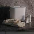 DESIGNSTUFF Compost Bin 7L, White