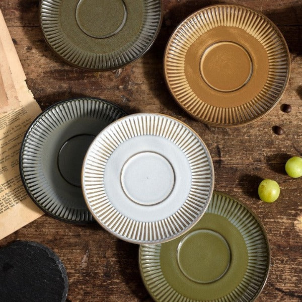 Vera Cup and Saucer Set - Pebble (Grey)