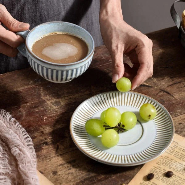 Vera Cup and Saucer Set - Periwinkle (Light Blue)
