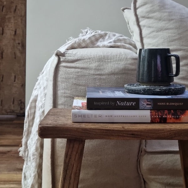 Linen Throw - Cookie Check