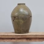 Organic Glazed Pot - Olive Small