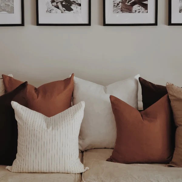 Linen Cushion - Coconut | EURO