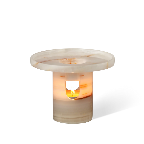 Lumière Oil Burner - White Onyx