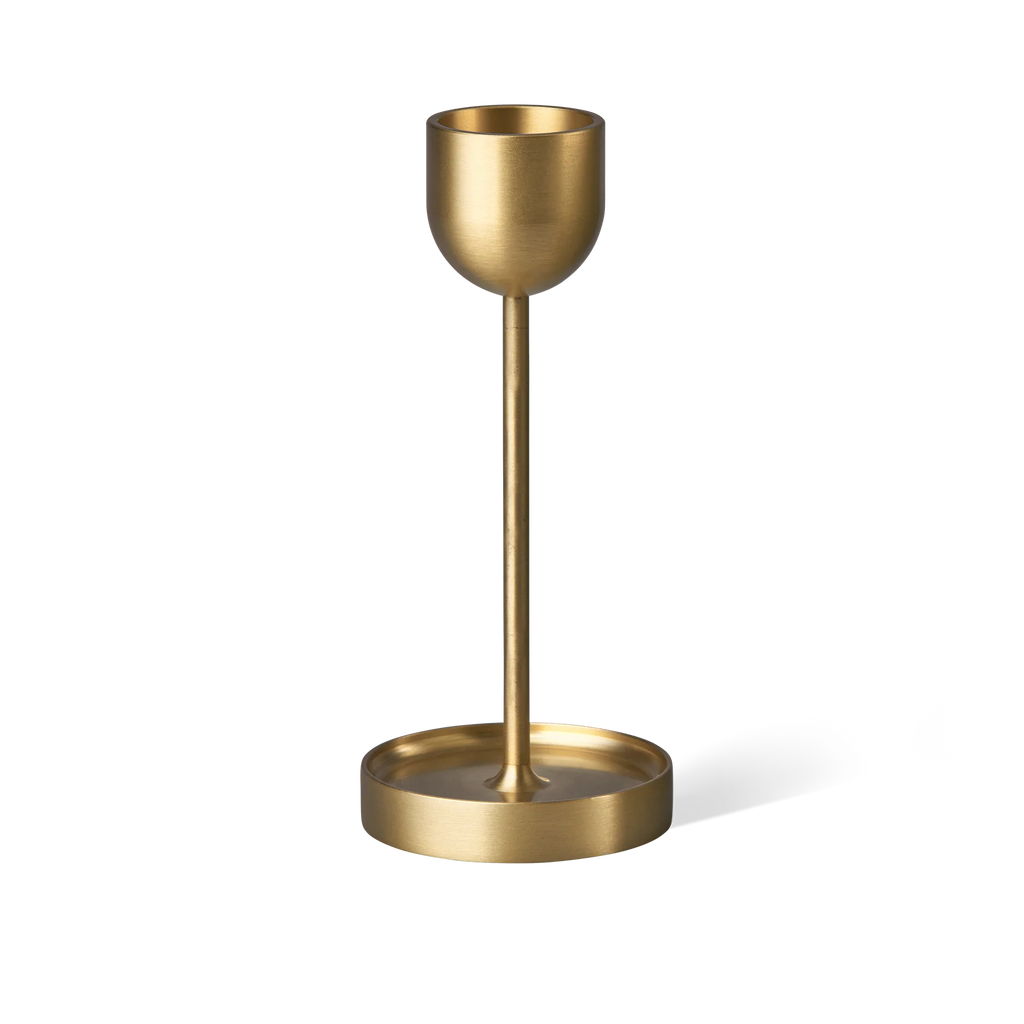 Fountain Brass Candle Holder - Large