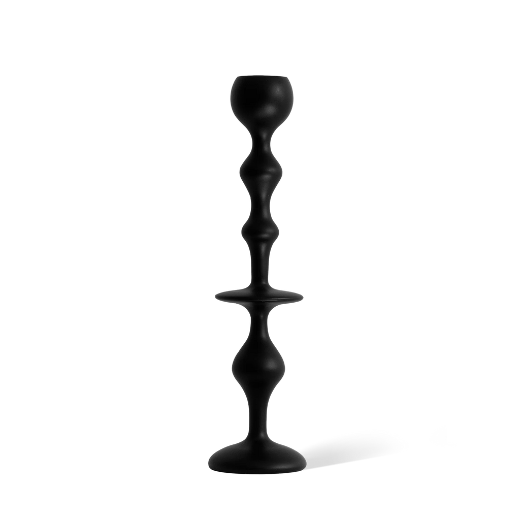 Infinity Candle Holder - Black Large
