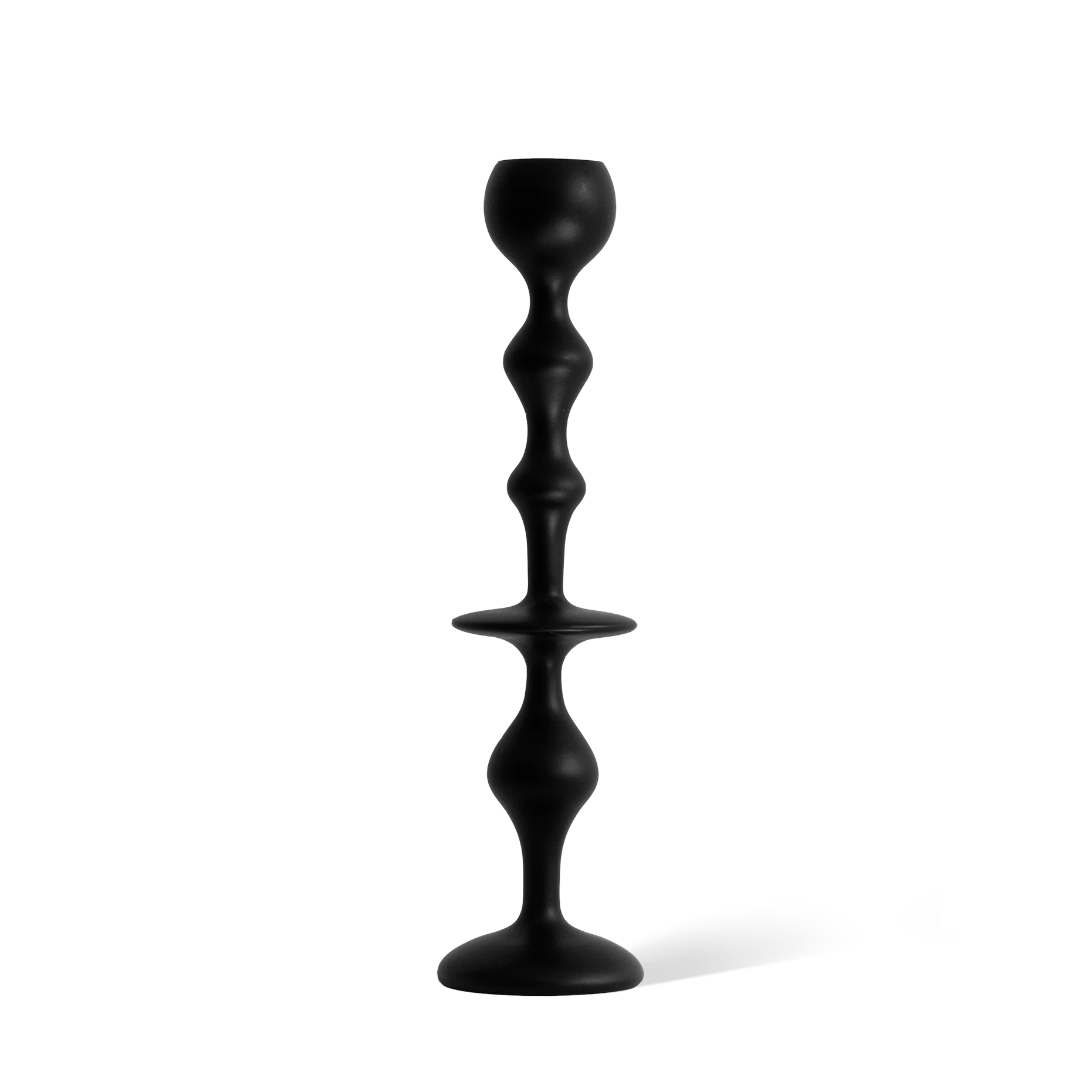 Infinity Candle Holder - Black Large