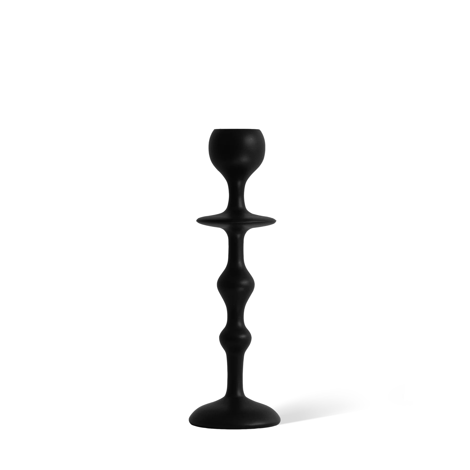 Infinity Candle Holder - Black Medium