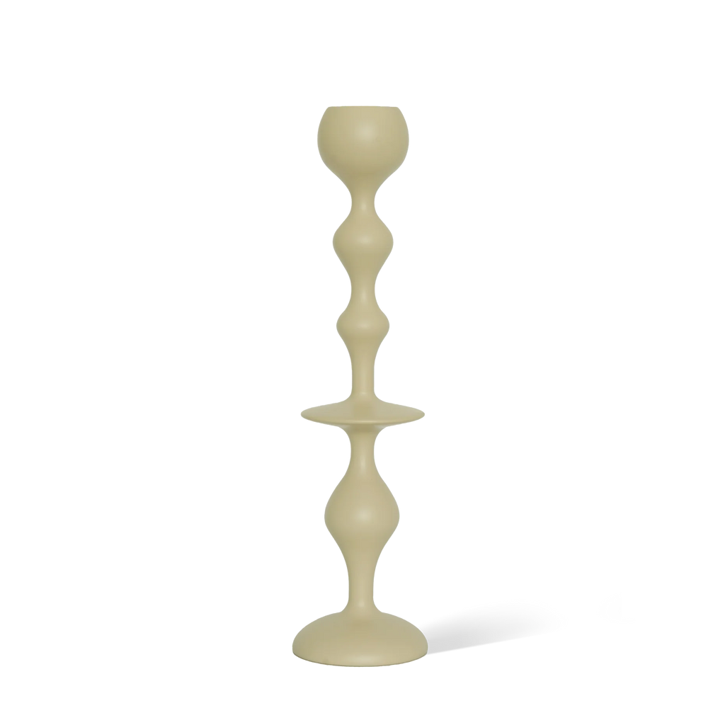 Infinity Candle Holder - Ivory Large