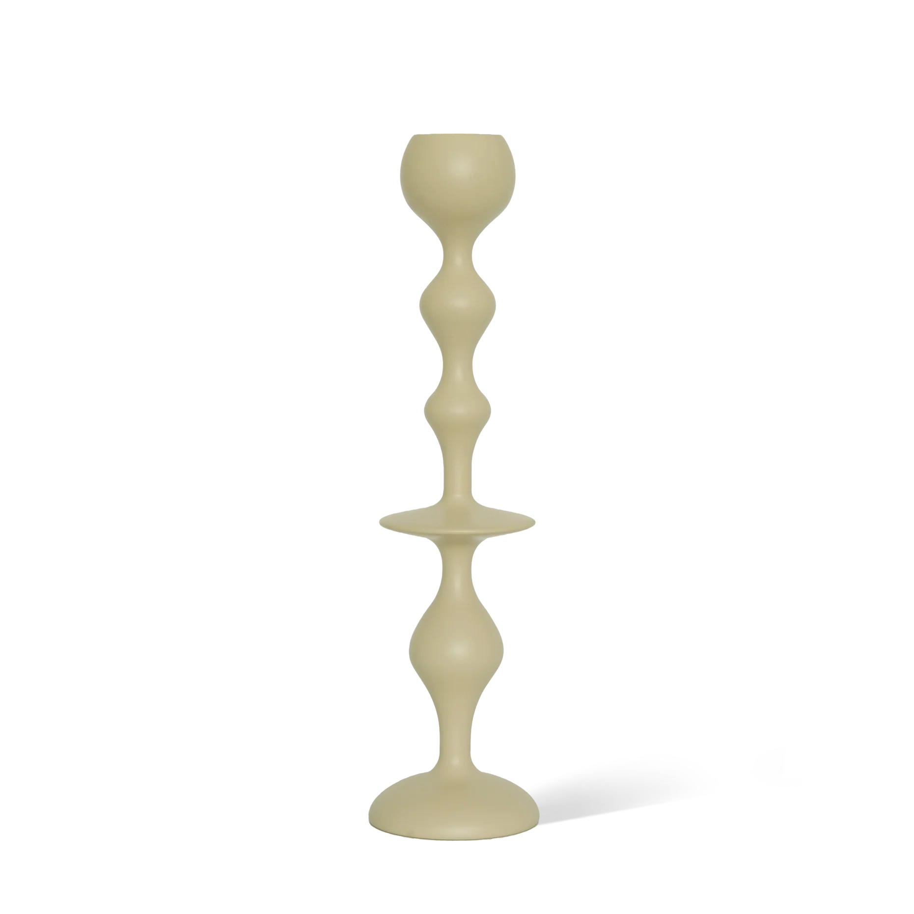 Infinity Candle Holder - Ivory Large