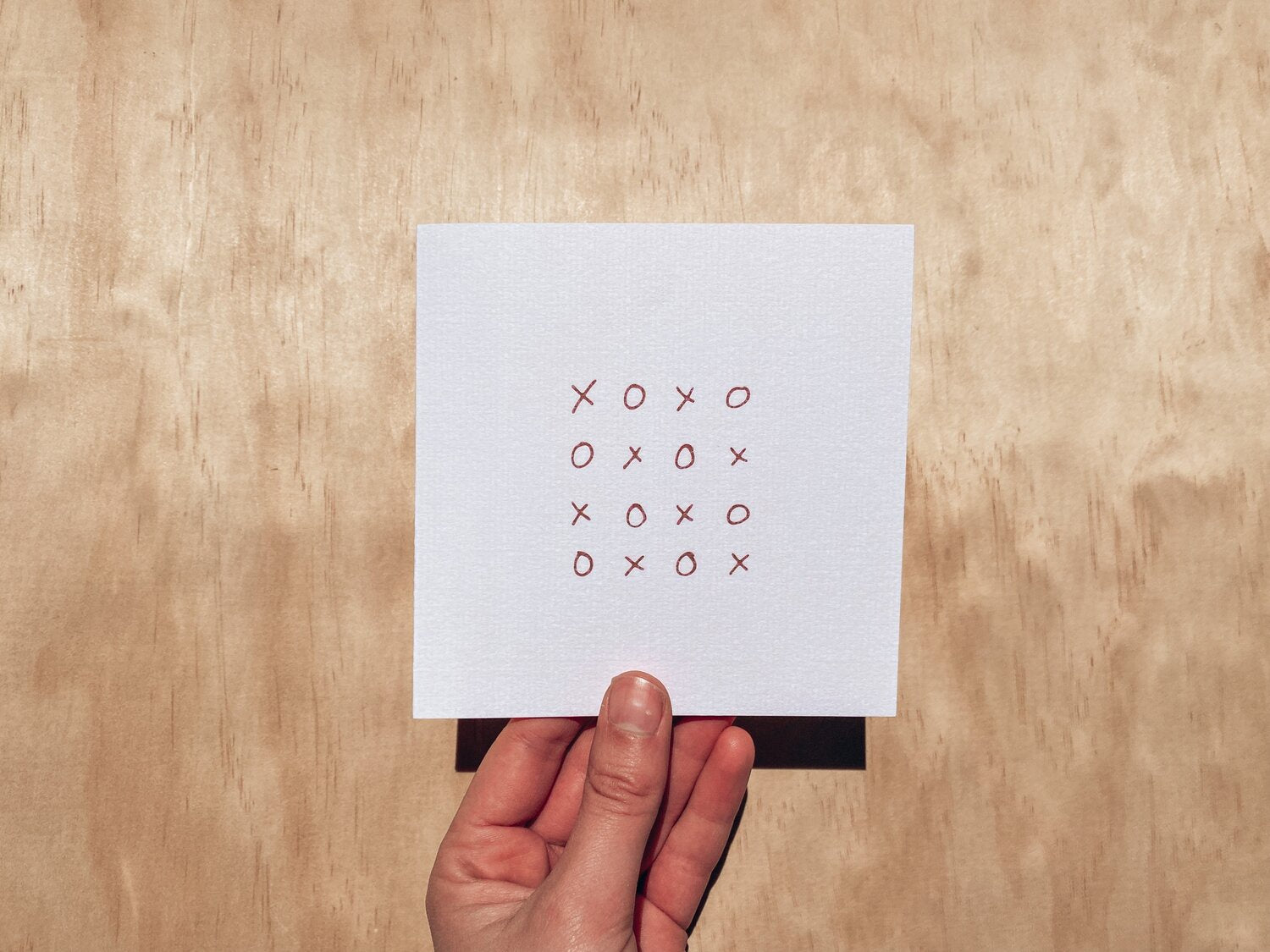 Greeting Card - XOXO