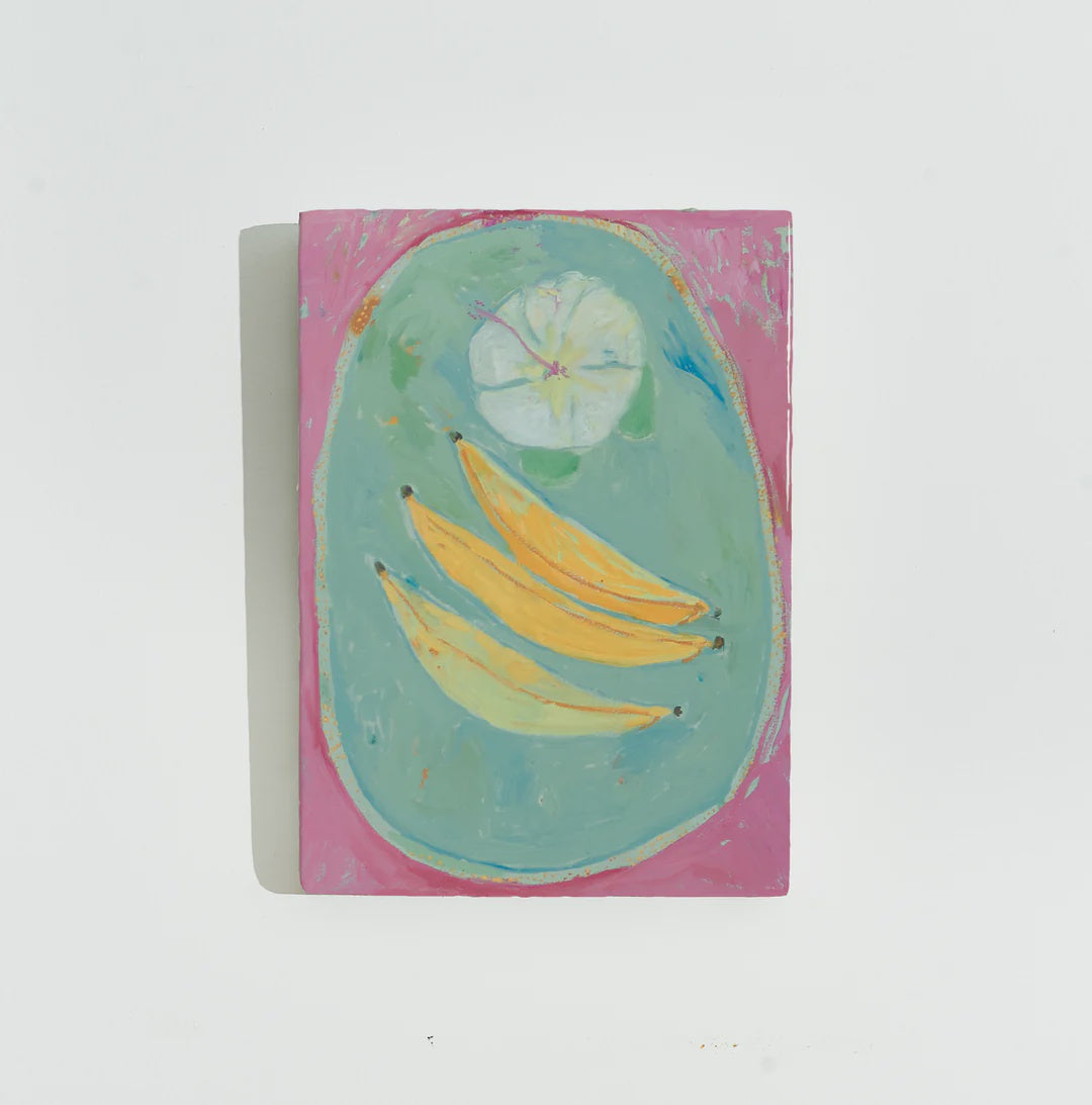 Jungle Bowl: Bananas & Flower Tile (Large)