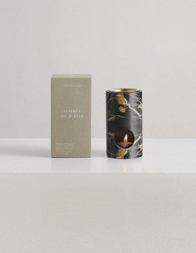 Synergy Oil Burner - Black Marble